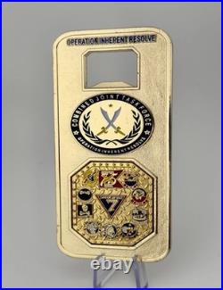 Carrier Air Wing 7 OIR CJTF USS Truman CVN-75 Bottle Opener Challenge Coin