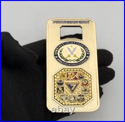 Carrier Air Wing 7 OIR CJTF USS Truman CVN-75 Bottle Opener Challenge Coin