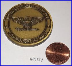 Challenge Coin Commander Naval Special Warfare Group One Commodore's Coin
