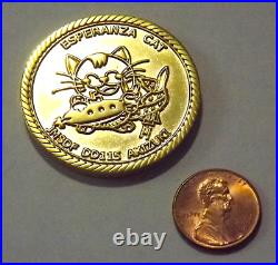 Challenge Coin Japanese Navy Ship Akizuki DD 115 JMSDF Esperanza Cat J