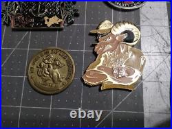 Challenge Coin Lot 6, USN US Navy, NSW, Guam, Rota, DGS-1, Intel Squadron, Chief Challenge Coin Lot 6, USN US Navy, NSW, Guam, Rota, DGS-1, Intel Squadron, Chief