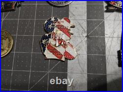 Challenge Coin Lot 6, USN US Navy, NSW, Guam, Rota, DGS-1, Intel Squadron, Chief Challenge Coin Lot 6, USN US Navy, NSW, Guam, Rota, DGS-1, Intel Squadron, Chief