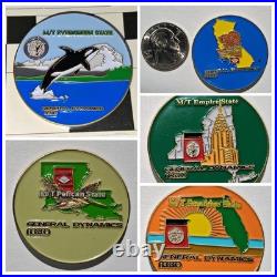 Challenge Coin Lot USN, Navy Seals, Submarines, Adm. Clark, SOCCOM, HSM-35, Guam