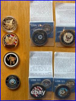 Challenge Coin Navy Assorted Lot 17 coins