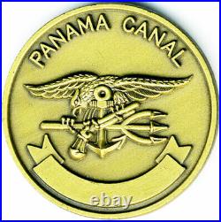 Challenge Coin Navy Special Warfare Unit Eight Panama JUST CAUSE Navy SEAL