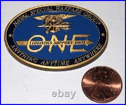 Challenge Coin US Navy Naval Special Warfare Group Logistics Support Unit