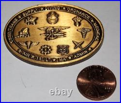 Challenge Coin US Navy Naval Special Warfare Group Logistics Support Unit