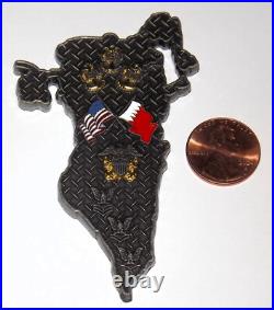 Challenge Coin US Navy Naval Support Activity Bahrain Chiefs Officers