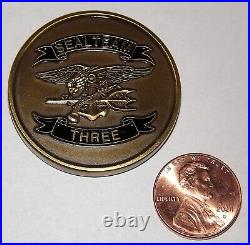 Challenge Coin US Navy SEAL Team 3 Task Units 1, 2 & 3 Desert Frog Tri Challenge Coin US Navy SEAL Team 3 Task Units 1, 2 & 3 Desert Frog Tri