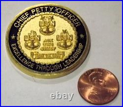 Challenge Coin US Navy SEAL Team XVII SEAL Team Seventeen CPO Excellen