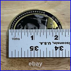 Challenge Coin US Navy USN USS George H W Bush POTUS Team Avenger Mess CPO