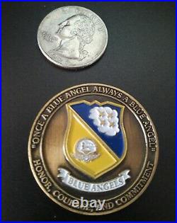 Challenge Coin U S Navy And Marine Corps Blue Angels