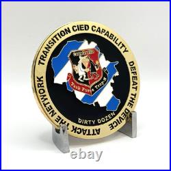 Challenge Coin U. S. Navy EOD Mobile Unit Twelve Task Force Troy-N Spy vs. Spy