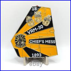 Challenge Coin U. S. Navy VRM-30 Titans Chief's Mess San Diego CPO