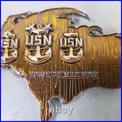 Challenge Coin Usn How High Mile High