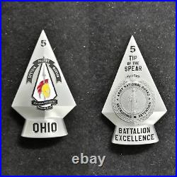 Challenge Coin Usn Ohio 5 Tip Of The Spear Peritus Battalion Excelence