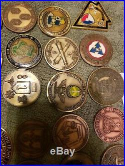 Challenge Coin's Spcs Forces, Usaf, Army, Medical, Navy, Marine Som Numbered Lot 12