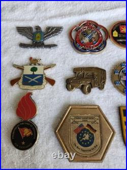 Challenge Coins Collection Lot Active Reserve National Guard Ordinance MI etc