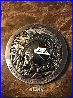 Challenge coin CJSOTF Camp Sparta Support Center United States Navy Seal