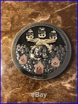Challenge coin CJSOTF Camp Sparta Support Center United States Navy Seal