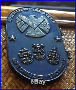 Challenge coin navy seal frogman hinged double coin
