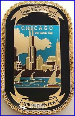 Chicago CPO Heritage Week 2012 CPO Mess Navy Chief Hard to Find Challenge Coin