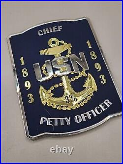 Chief USN Petty Officer USN 1893 Goat Locker Member Challenge Coin 3%