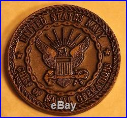 Chief of Naval Operations Admiral Jay L Johnson Navy Challenge Coin