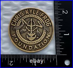 Chris Kyle Bone Frog Foundation Ckff Navy Seals Team 3 Sniper Cpo Challenge Coin