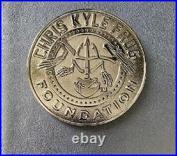 Chris Kyle Bone Frog Foundation Navy Seals Team 3 III Sniper CPO Challenge Coin