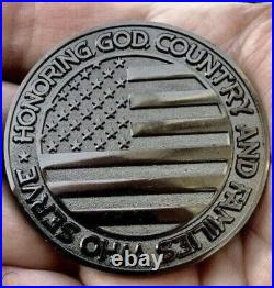 Chris Kyle Bone Frog Foundation Navy Seals Team 3 III Sniper CPO Challenge Coin