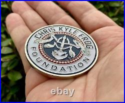 Chris Kyle Bone Frog Foundation Navy Seals Team 3 Sniper Seal Cpo Challenge Coin