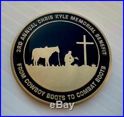 Chris Kyle Ck Seal Team 3 Navy Seals 2016 Benefit Sniper Nsw Cpo Challenge Coin