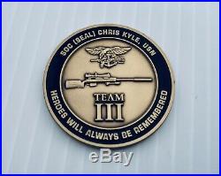 Chris Kyle Ck Seal Team 3 Navy Seals 2017 Benefit Sniper Nsw Cpo Challenge Coin