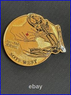 Chris Kyle Sniper Seal Team Deployment SOTF W 2008 Navy Challenge Coin Serial # Chris Kyle Sniper Seal Team Deployment SOTF W 2008 Navy Challenge Coin Serial #
