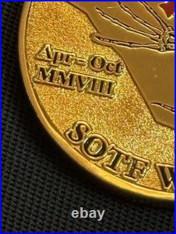 Chris Kyle Sniper Seal Team Deployment SOTF W 2008 Navy Challenge Coin Serial # Chris Kyle Sniper Seal Team Deployment SOTF W 2008 Navy Challenge Coin Serial #