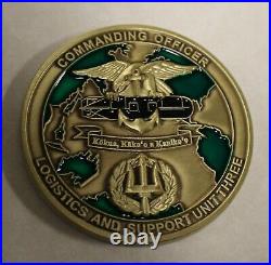 Commander NSWG-3 Logistic & Support Unit 3 CDR Ellis Navy Challenge Coin / SEAL
