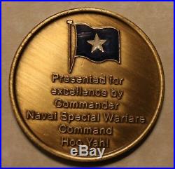 Commander Naval Special Warfare Command SEALs 1-Star Admiral Navy Challenge Coin