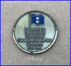 Commander Naval Special Warfare Command SEALs 2-Star Admiral Navy Challenge Coin