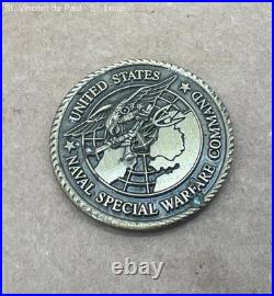 Commander Naval Special Warfare Command SEALs 2-Star Admiral Navy Challenge Coin