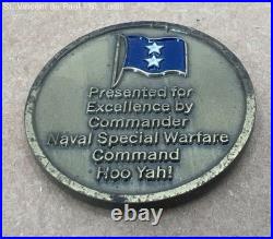 Commander Naval Special Warfare Command SEALs 2-Star Admiral Navy Challenge Coin