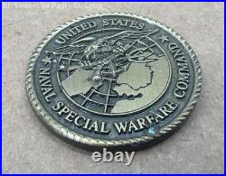 Commander Naval Special Warfare Command SEALs 2-Star Admiral Navy Challenge Coin