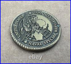 Commander Naval Special Warfare Command SEALs 2-Star Admiral Navy Challenge Coin
