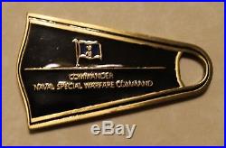 Commander Naval Special Warfare Command SEALs 2-Star Flipper Navy Challenge Coin