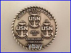 Commander Naval Special Warfare Group One Navy SEAL CPO Challenge Coin 1
