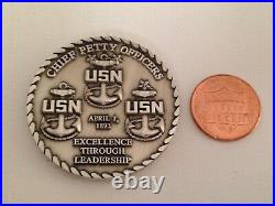 Commander Naval Special Warfare Group One Navy SEAL CPO Challenge Coin 1