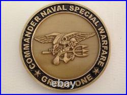 Commander Naval Special Warfare Group One Navy SEAL Challenge Coin / 1