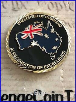Commander Royal Australian Navy Clearance Diving Team AUSCDT ONE Challenge Coin