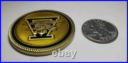 Commander Seal Team V 5 Navy Challenge Coin Rare! Don't Tread On Me 3D Military