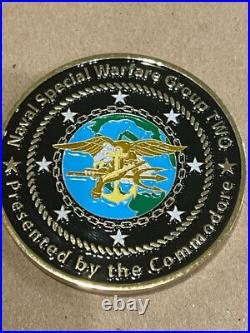 Commodore Naval Special Warfare Group 2 / Two Navy SEAL Challenge Coin (C1)